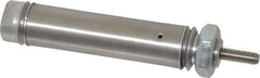 Norgren - 1" Stroke x 9/16" Bore Single Acting Air Cylinder - 10-32 Port, 10-32 Rod Thread - USA Tool & Supply