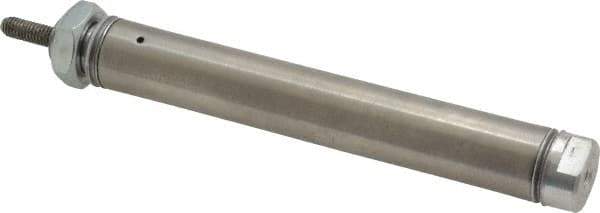 Norgren - 2" Stroke x 9/16" Bore Single Acting Air Cylinder - 10-32 Port, 10-32 Rod Thread - USA Tool & Supply