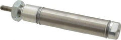 Norgren - 1-1/2" Stroke x 9/16" Bore Double Acting Air Cylinder - 10-32 Port, 10-32 Rod Thread - USA Tool & Supply