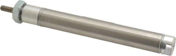 Norgren - 3" Stroke x 9/16" Bore Double Acting Air Cylinder - 10-32 Port, 10-32 Rod Thread - USA Tool & Supply