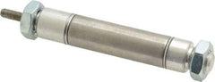 Norgren - 1" Stroke x 9/16" Bore Double Acting Air Cylinder - 10-32 Port, 10-32 Rod Thread - USA Tool & Supply