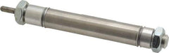 Norgren - 2" Stroke x 9/16" Bore Double Acting Air Cylinder - 10-32 Port, 10-32 Rod Thread - USA Tool & Supply
