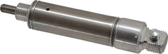 Norgren - 1" Stroke x 3/4" Bore Single Acting Air Cylinder - 1/8 Port, 1/4-28 Rod Thread - USA Tool & Supply