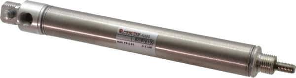 Norgren - 3" Stroke x 3/4" Bore Single Acting Air Cylinder - 1/8 Port, 1/4-28 Rod Thread - USA Tool & Supply