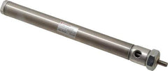 Norgren - 6" Stroke x 3/4" Bore Double Acting Air Cylinder - 1/8 Port, 1/4-28 Rod Thread - USA Tool & Supply