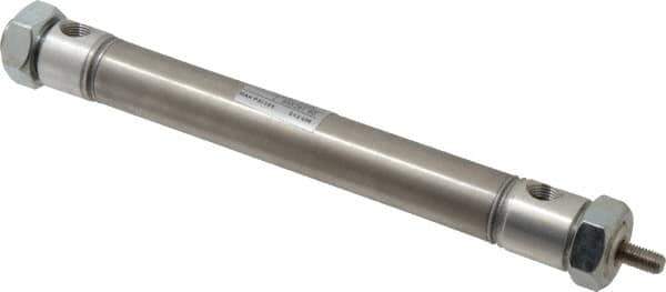 Norgren - 4" Stroke x 3/4" Bore Double Acting Air Cylinder - 1/8 Port, 1/4-28 Rod Thread - USA Tool & Supply