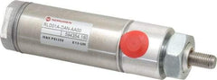 Norgren - 1" Stroke x 1-1/16" Bore Double Acting Air Cylinder - 1/8 Port, 5/16-24 Rod Thread - USA Tool & Supply