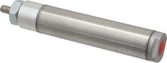 Norgren - 3" Stroke x 1-1/16" Bore Double Acting Air Cylinder - 1/8 Port, 5/16-24 Rod Thread - USA Tool & Supply