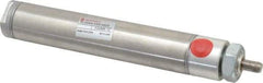 Norgren - 4" Stroke x 1-1/16" Bore Double Acting Air Cylinder - 1/8 Port, 5/16-24 Rod Thread - USA Tool & Supply