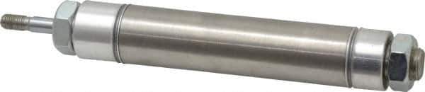 Norgren - 3" Stroke x 1-1/16" Bore Double Acting Air Cylinder - 1/8 Port, 5/16-24 Rod Thread - USA Tool & Supply