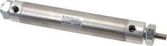 Norgren - 4" Stroke x 1-1/16" Bore Double Acting Air Cylinder - 1/8 Port, 5/16-24 Rod Thread - USA Tool & Supply