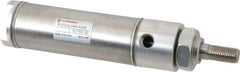 Norgren - 2" Stroke x 1-1/4" Bore Double Acting Air Cylinder - 1/8 Port, 7/16-20 Rod Thread - USA Tool & Supply