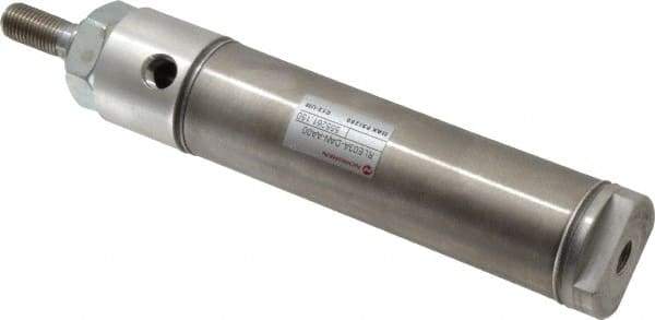 Norgren - 3" Stroke x 1-1/4" Bore Double Acting Air Cylinder - 1/8 Port, 7/16-20 Rod Thread - USA Tool & Supply