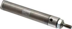 Norgren - 5" Stroke x 1-1/4" Bore Double Acting Air Cylinder - 1/8 Port, 7/16-20 Rod Thread - USA Tool & Supply