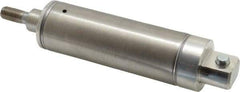 Norgren - 2" Stroke x 1-1/2" Bore Single Acting Air Cylinder - 1/8 Port, 7/16-20 Rod Thread - USA Tool & Supply