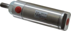 Norgren - 2" Stroke x 1-1/2" Bore Double Acting Air Cylinder - 1/8 Port, 7/16-20 Rod Thread - USA Tool & Supply