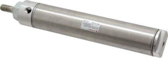 Norgren - 6" Stroke x 1-1/2" Bore Double Acting Air Cylinder - 1/8 Port, 7/16-20 Rod Thread - USA Tool & Supply