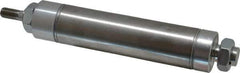 Norgren - 4" Stroke x 1-1/2" Bore Double Acting Air Cylinder - 1/8 Port, 7/16-20 Rod Thread - USA Tool & Supply