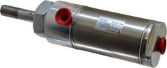 Norgren - 1" Stroke x 1-3/4" Bore Double Acting Air Cylinder - 1/4 Port, 1/2-20 Rod Thread - USA Tool & Supply