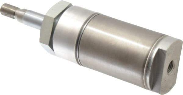 Norgren - 1" Stroke x 2" Bore Double Acting Air Cylinder - 1/4 Port, 1/2-20 Rod Thread - USA Tool & Supply