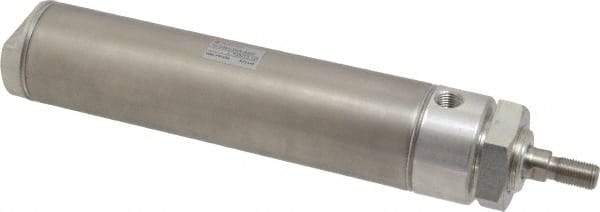 Norgren - 6" Stroke x 2" Bore Double Acting Air Cylinder - 1/4 Port, 1/2-20 Rod Thread - USA Tool & Supply