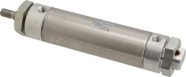 Norgren - 4" Stroke x 2" Bore Double Acting Air Cylinder - 1/4 Port, 1/2-20 Rod Thread - USA Tool & Supply