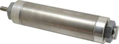 Norgren - 6" Stroke x 2-1/2" Bore Double Acting Air Cylinder - 1/4 Port, 1/2-20 Rod Thread - USA Tool & Supply