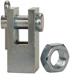 Norgren - Air Cylinder Piston Rod Clevis - For 1-3/4, 2 & 2-1/2" Air Cylinders, Use with Norgren Nonrepairable Air Cylinders - USA Tool & Supply