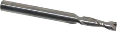 Niagara Cutter - 5/32", 1/2" LOC, 3/16" Shank Diam, 2" OAL, 2 Flute, Solid Carbide Square End Mill - Single End, Uncoated, Spiral Flute, 30° Helix, Centercutting, Right Hand Cut, Right Hand Flute, Series C230 - USA Tool & Supply