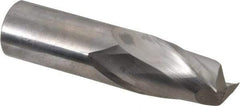 Niagara Cutter - 3/4", 1" LOC, 3/4" Shank Diam, 3" OAL, 2 Flute, Solid Carbide Square End Mill - Single End, Uncoated, Spiral Flute, 30° Helix, Centercutting, Right Hand Cut, Right Hand Flute, Series C230 - USA Tool & Supply