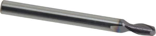 Niagara Cutter - 5/32", 5/16" LOC, 3/16" Shank Diam, 2" OAL, 2 Flute, Solid Carbide Square End Mill - Single End, TiAlN Finish, Spiral Flute, 30° Helix, Centercutting, Right Hand Cut, Right Hand Flute, Series C230 - USA Tool & Supply