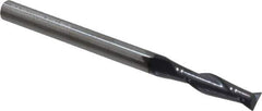 Niagara Cutter - 3/16", 3/4" LOC, 3/16" Shank Diam, 2-1/2" OAL, 2 Flute, Solid Carbide Square End Mill - Single End, TiAlN Finish, Spiral Flute, 30° Helix, Centercutting, Right Hand Cut, Right Hand Flute, Series C230 - USA Tool & Supply