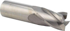 Niagara Cutter - 1", 1-1/2" LOC, 1" Shank Diam, 4" OAL, 4 Flute, Solid Carbide Square End Mill - Single End, Uncoated, Spiral Flute, 30° Helix, Centercutting, Right Hand Cut, Right Hand Flute, Series C430 - USA Tool & Supply