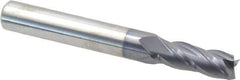 Niagara Cutter - 9/32", 3/4" LOC, 5/16" Shank Diam, 2-1/2" OAL, 4 Flute, Solid Carbide Square End Mill - Single End, TiAlN Finish, Spiral Flute, 30° Helix, Centercutting, Right Hand Cut, Right Hand Flute, Series C430 - USA Tool & Supply