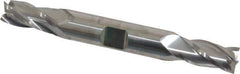 Niagara Cutter - 7/16", 7/8" LOC, 1/2" Shank Diam, 4" OAL, 4 Flute, Solid Carbide Square End Mill - Double End, Uncoated, Spiral Flute, 30° Helix, Centercutting, Right Hand Cut, Right Hand Flute, Series CD430 - USA Tool & Supply