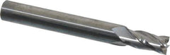Niagara Cutter - 7/32", 7/16" LOC, 1/4" Shank Diam, 2" OAL, 4 Flute, Solid Carbide Square End Mill - Single End, Uncoated, Spiral Flute, 30° Helix, Centercutting, Right Hand Cut, Right Hand Flute, Series C430 - USA Tool & Supply