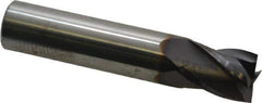Niagara Cutter - 1/2", 5/8" LOC, 1/2" Shank Diam, 2-1/2" OAL, 4 Flute, Solid Carbide Square End Mill - Single End, TiAlN Finish, Spiral Flute, 30° Helix, Centercutting, Right Hand Cut, Right Hand Flute, Series C430 - USA Tool & Supply
