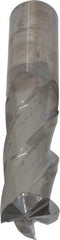 Niagara Cutter - 1", 3" LOC, 1" Shank Diam, 6" OAL, 4 Flute, Solid Carbide Square End Mill - Single End, Uncoated, Spiral Flute, 30° Helix, Centercutting, Right Hand Cut, Right Hand Flute, Series C430 - USA Tool & Supply