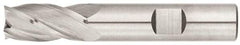 Niagara Cutter - 5/8", 1-1/4" LOC, 5/8" Shank Diam, 3-1/2" OAL, 4 Flute, Solid Carbide Square End Mill - Single End, TiAlN Finish, Spiral Flute, 30° Helix, Centercutting, Right Hand Cut, Right Hand Flute, Series CNC430 - USA Tool & Supply