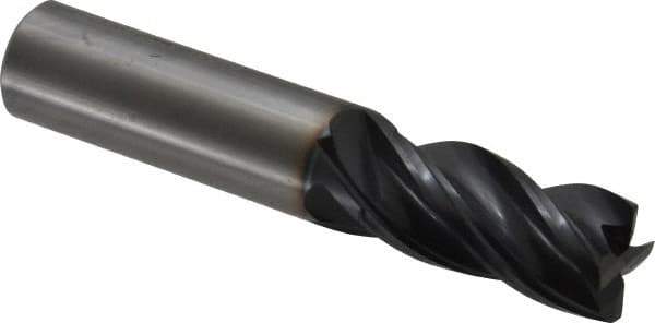 OSG - 3/4", 4 Flute, Solid Carbide, 0.03" Corner Radius End Mill - 4" OAL, Right Hand Flute, 1-1/2" LOC, Right Hand Cut - USA Tool & Supply