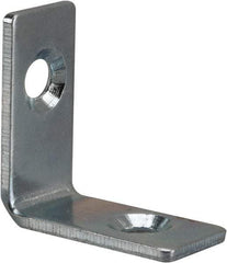 Value Collection - 1" Long x 1-1/2" Wide, Steel, Corner Brace - Zinc Plated - USA Tool & Supply