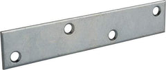 Value Collection - 6" Wide x 1-1/8" High, Zinc Finish, Door Reinforcer - 2-3/8" Backset - USA Tool & Supply