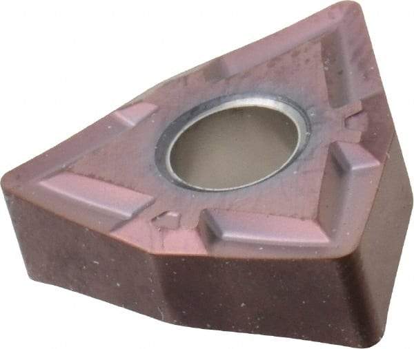 Seco - WNMP432 MF1 Grade TH1000 Carbide Turning Insert - TiAlSiN Finish, 80° Trigon, 1/2" Inscr Circle, 3/16" Thick, 1/32" Corner Radius - USA Tool & Supply