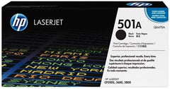 Hewlett-Packard - Black Toner Cartridge - Use with HP Color LaserJet 3600 - USA Tool & Supply