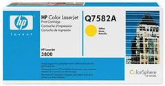 Hewlett-Packard - Yellow Toner Cartridge - Use with HP Color LaserJet 3800, CP3505 - USA Tool & Supply