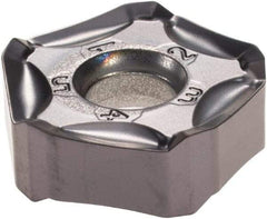 Kyocera - PNMU1205 GM Grade PR1225 Carbide Milling Insert - Megacoat Finish, 5.56mm Thick - USA Tool & Supply