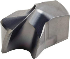 Kennametal - Series KSEM, 26.19mm Diam Grade KC7410 140° Replaceable Drill Tip - Carbide, AlCr Finish, 6 Seat Size - USA Tool & Supply