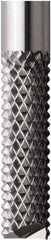 Seco - 4mm Diam, End Mill End, Solid Carbide Diamond Pattern Router Bit - Right Hand Cut, 50mm OAL, Use on Composites - USA Tool & Supply