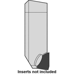 Kennametal - Indexable Milling Cartridge - KSCM Toolholder Style, Series KSCM - USA Tool & Supply