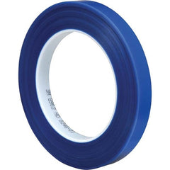 3M - 72 Yd x 12" Blue Polyester Film Tape - USA Tool & Supply